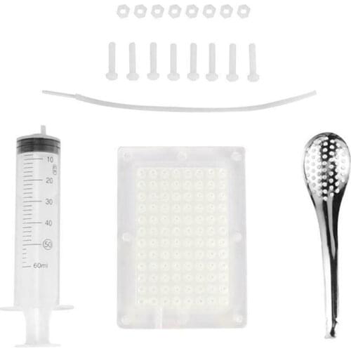 1Set Caviar Maker Set 100-hole Maker Molecular Gourmet Tools Home Kitchen Supplies Kitchen Tools & Gadgets TB Sale