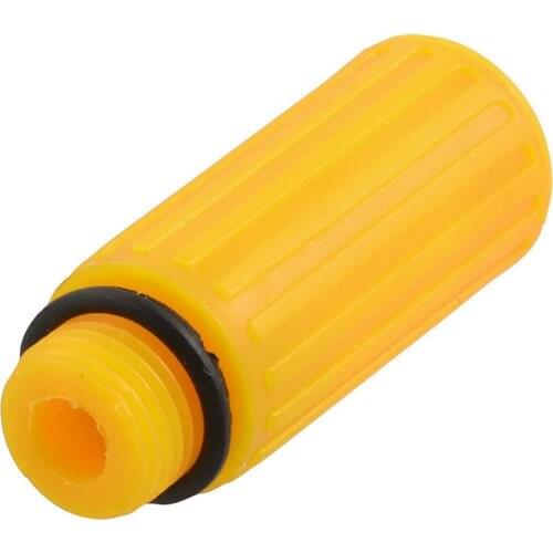 16mm Male Thread Dia Plastic Oil Plug for Air Compressor Orange