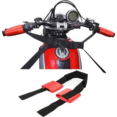 2 Colors Motorcycle Motorbike Front Handlebar Transport Bar Tie Down Strap