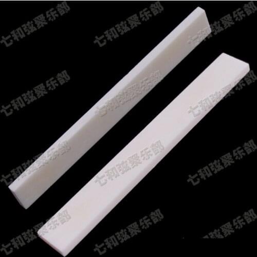 2 Pcs Bone Guitar String Bridge Saddle Blank for Acoustic Classical Guitar Mandolin Banjo Ukulele Size 80 x 3 x 10mm