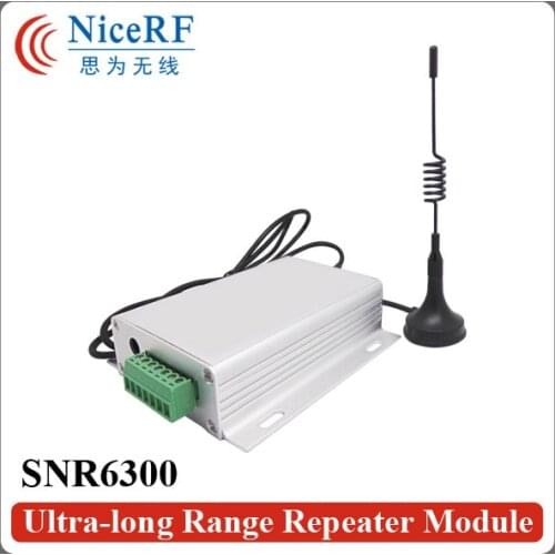 2pcs/pack SNR6300 433MHz RS485 Ultra-long Range Network Repeater Module |3W Wireless RF Module