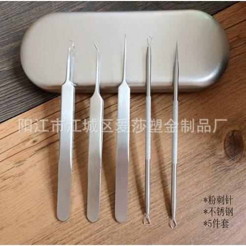 50sets 5Pcs/Set Blackhead Remove Tool Acne Stick Blackhead Stick Needles Removal Remover Tool Set DHL