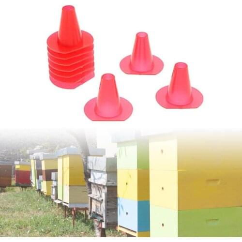 50 Pcs/pack Beekeeping Tool Cone Bee Plastic Escape Device Beehive Nest Door Bees Access In Out Control M68E