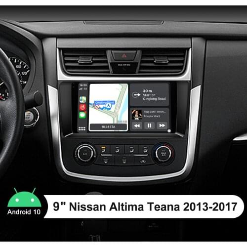 9 Inch Car Radio Stereo 4GB RAM 64GB ROM Octa Core Carplay Fast Boot Android 10.0 Head Unit For Nissan Altima Teana 2013-2017