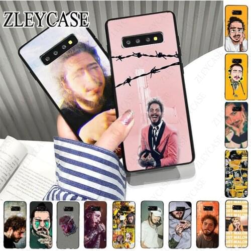 Post Malone Pattern TPU Soft Phone Case For samsung galaxy s10plus s10e s10lite s9 s8plus s20plus s7 s6edge s20ultra Cover