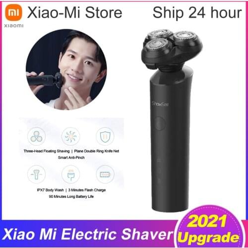 Xiaomi Mijia Showsee Electric Shaver Machine Razor Beard for Men 3D Floating Veneer IPX7 Waterproof Plane Double Loop Cutter Net