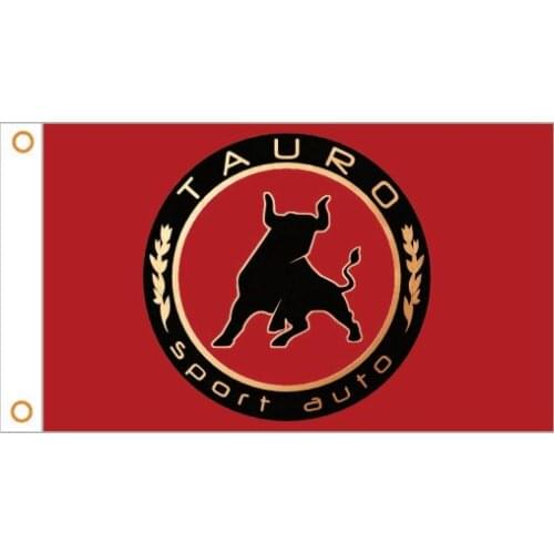 Custom flag car tauro banner 3x5ft 100% Polyester 01
