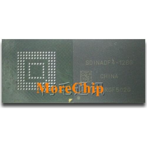 SDINADF4-128G EMMC EMCP UFS 128GB eMMC 5.1 BGA153 NAND Flash Memory IC Chip Soldered Ball