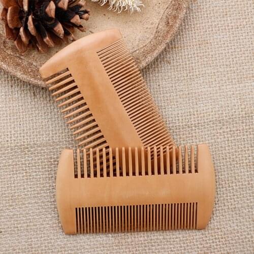 For Beard & Hair Comb Mens Mahogany Wooden Wood Dual-Sided Pocket Comb Presents Handmade Beard&Hair Combs Styling Tools