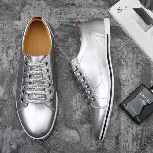 Italian Fashion Sneakers Luxury Men Casual Shoes Hot Sale Leather Shoes Men Designer Shoes Men High Quality Zapatos De Hombre