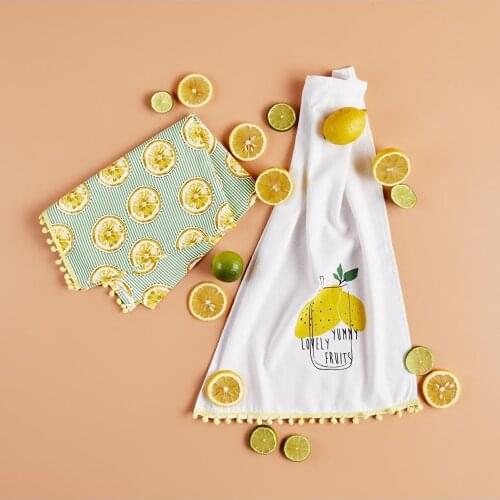 100% Cotton Supplies 2-Pack Kitchen Towel patterned towel hand towel gift trend aesthetic stain resistant