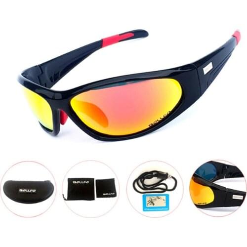 Multi Colorful Bike Bicycle Glasses Adjustable Nose Pad Polarized Sports Sunglasses Windproof Rainproof Goggles Bicycle Glasses