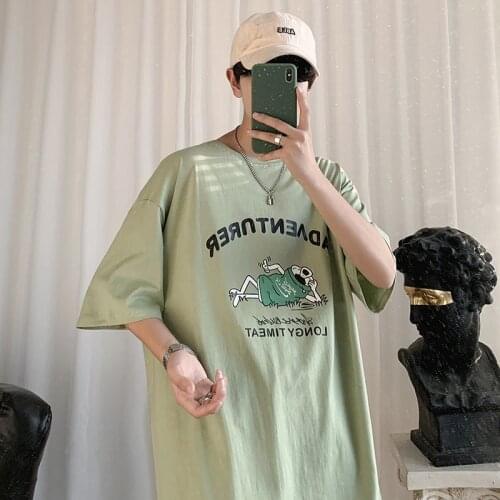 Men Graphic Cotton T-Shirt 2020 Streetwear Casual Half Sleeve Tshirt Hip Hop Oversized T Shirts Clothing For Male