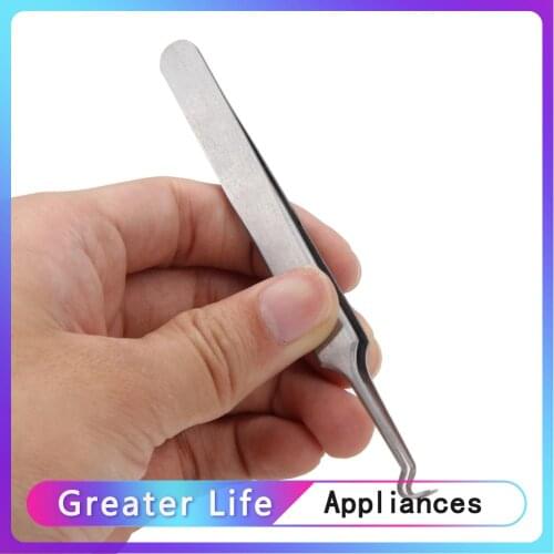 Stainless Steel Sharp Elbow Acne Needle Blackhead Pimples Remover Forceps