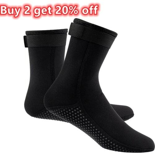 3mm Neoprene Diving Socks Boots Water Shoes Anti Slip Beach Warm Wetsuit Shoes Snorkel Surfing Swim Socks for Men Women
