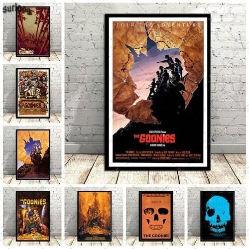 Wall Art Poster The Goonies Hot Classic Movie Retro Pictures Prints Canvas Painting for Living Room Home Decor