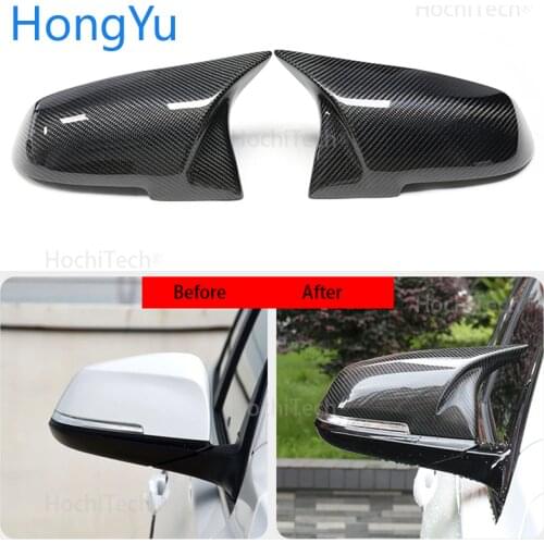Replacement Carbon Fiber Side Mirror Case Rearview Mirror Cover For BMW 2 Series F22 F23 218i 220i Coupe & Convertible 2014-up