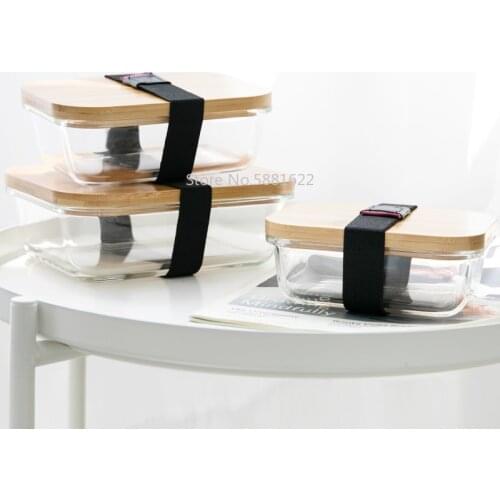 Glass preservation box, preservation bowl, fruit box, microwave oven, lunch box, lunch box with lid