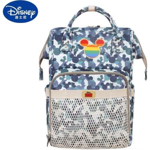 Disney Mickey Dumbo diaper bag cartoon backpack fashion mommy bag large capacity handbag practical outing insulation backpack