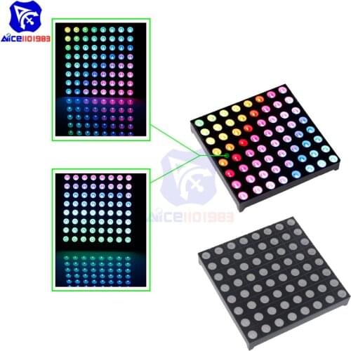 Diymore 8x8 RGB LED Matrix Common Anode 5mm Dia. LED Board