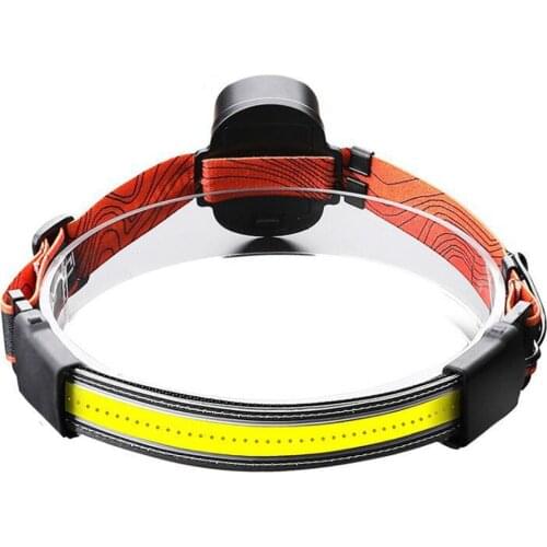 LED Headlamp Portable Outdoor FLashlight Lightweight Head Lamp Waterproof with 3 Lighting Modes for Cycling Fishing Hiking