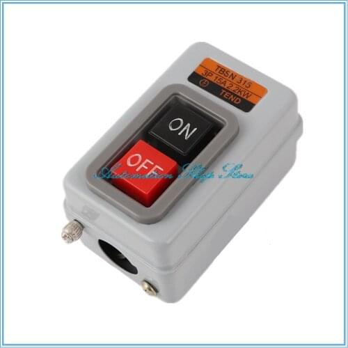 Three Phases Power Control Start Switch AC 380V 15A 2.2KW TBSN-315