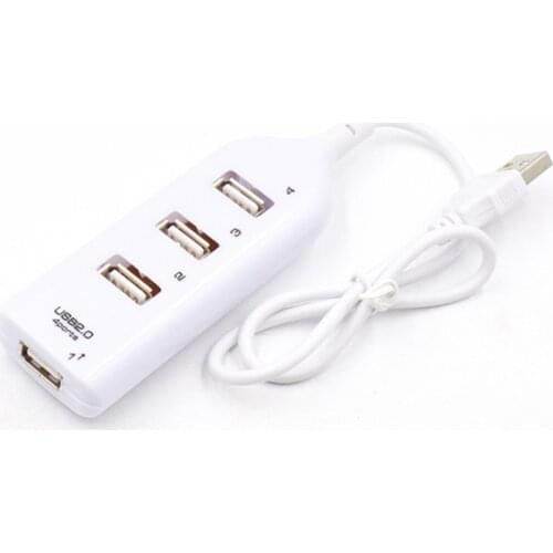 USB 2.0 High Speed 4 Ports Splitter Usb Hub Adapter for PC Laptop Computer Receiver Computer Peripherals Accessories