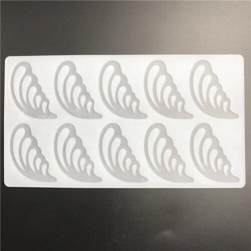 10 Cavity Chocolate Insert Wing Fondant Silicone White Cake Mold Chocolate Baking Decorating Tools #22