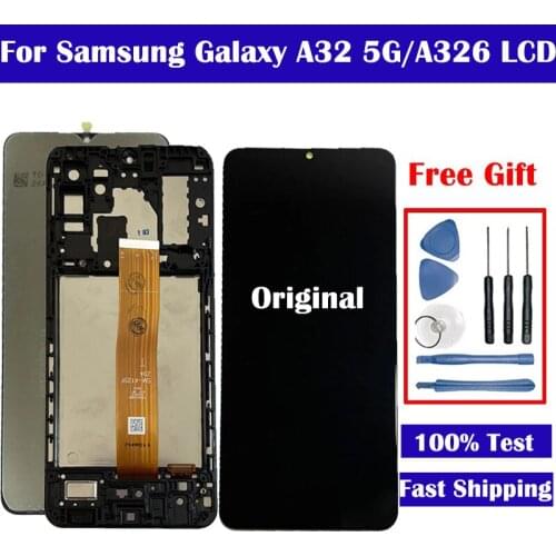 6.5'' Original For Samsung A32 5G A326 SM-A326B LCD Display with Touch screen For Samsung Galaxy A32 5G LCD
