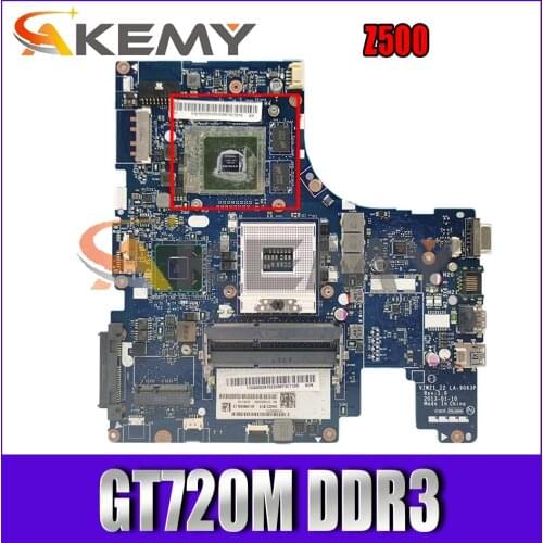 Akemy For Lenovo Z500 Laptop Motherboard VIWZ1 Z2 LA-9063P PGA989 HM77 GPU GT720M DDR3 100% Test Work