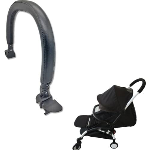 Baby Stroller Accessories leather armrest for Babyzenes Yoyo or EVA handrest Bumper Handrail for Yoya Babytime Babysing Pram