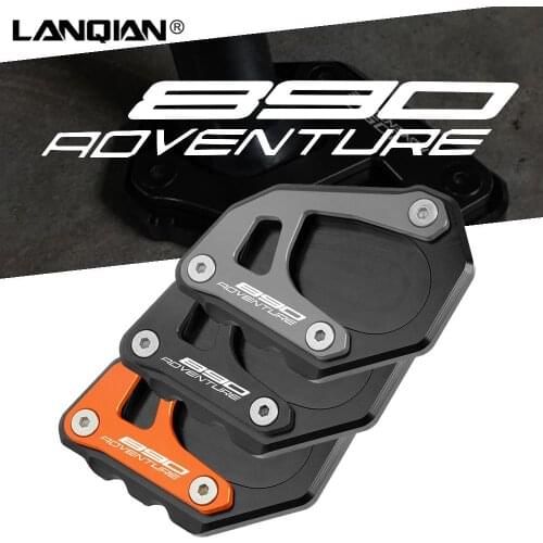 Motorcycle Accessories Foot Enlargerment Kickstand Extension Pad For 790 890 ADVENTURE 790 890 ADVENTURE R 2020 2021 Accessories