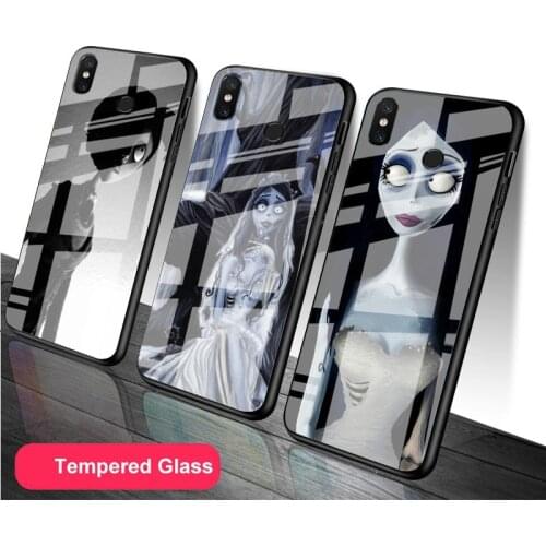 Corpse Bride Tempered Glass Case For Redmi 8 9 5Plus 6PRO 7A Note 6 7 8 8T 9S 9 pro