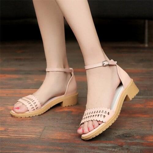 FERLENZ Big Size 11 12 Hollow shoes carved Sennu sandals