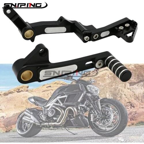 Motorcycle Gear Shifter Lever Rear Foot Brake Pedal Lever For Ducati Diavel 1200 2011-2019 2012 2013 2014 2015 2016 2017 2018