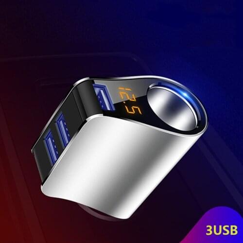 HAVGE Cigarette Lighter Splitters For Mobile Phones