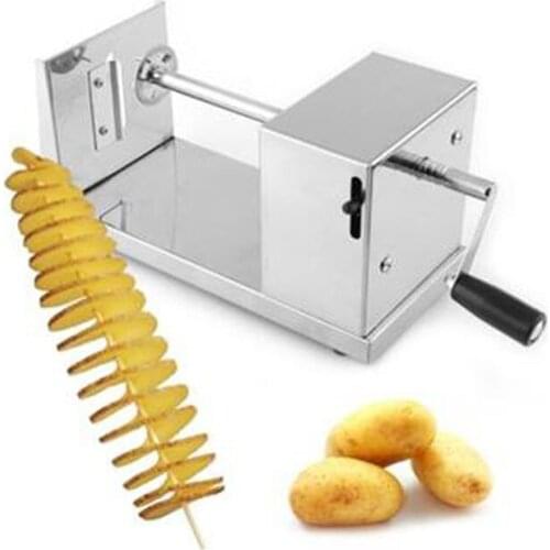Manual tornado potato machine twisted sweet potato slicer spiral vegetable cutter french fry cutting tool