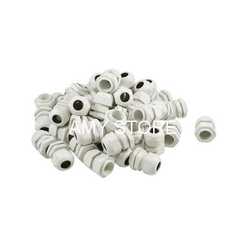 IP67 Waterproof Cables Glands Connector White Plastic