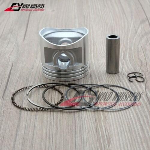 KR3 Motorcycle 53mm Piston 15mm Pin Ring Set For Honda CA250 DD250 CBT250 CA DD CBT 250 250cc
