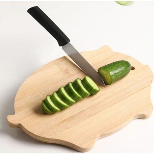 Creative Wood Cutting Board for Baby Food Bamboo Chopping Board Block Pizza Sushi Bread Fruit Tray Kitchen Tools