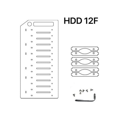 New DIY 3.5inch hard drive bracket hdd acrylic bracket Hard disk shelf transparent hard drive cage nas sever bracket