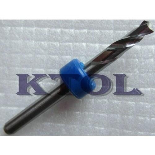 New 10pcs 3.175mm PCB Milling Cutters Precision Machining Aluminum Copper Plate Free Shipping