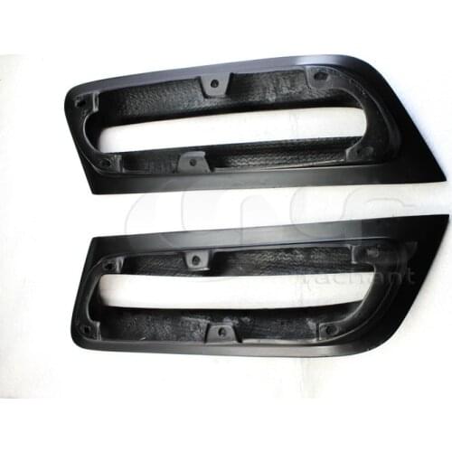 Car-Styling Carbon Fiber Front Hood Vents Fit For 2008-2012 Lancer Evolution EVO X EVO 10 CS Style Hood Vents