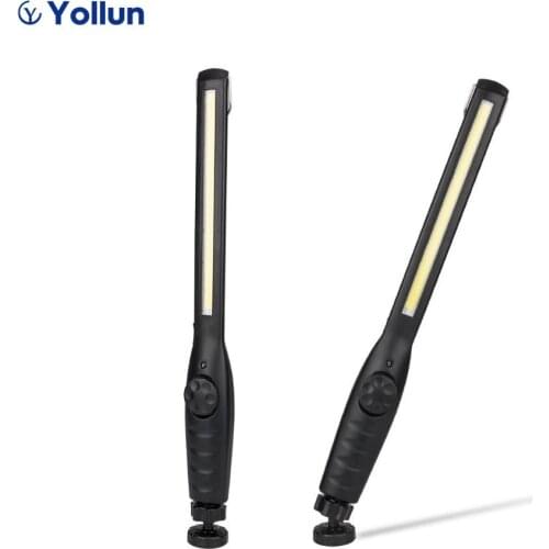 Portable Work Light USB Rechargeable COB LED Slim Outdoor Flashlight Night Light Torch Car Repair Lamp Emergency Work Lantern