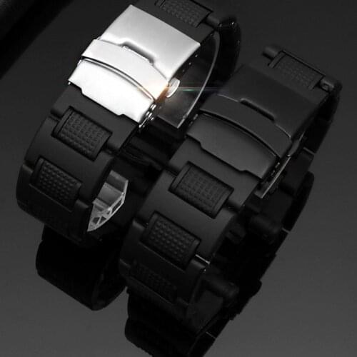 Replacement Metal Strap For Casio G-shock GWA1100/1000 GA1000 GA1400 High Quality Durable Black Stainless Steel WatchBands Strap