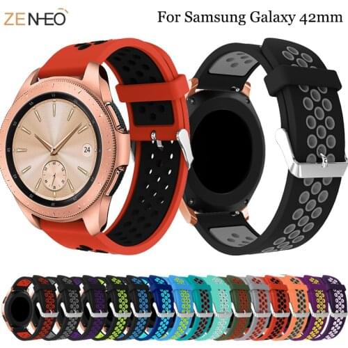 20mm Watch strap For Samsung Galaxy Watch 42mm Sport silicone Wristbands for Samsung Galaxy Watch Active 2 40/44mm strap