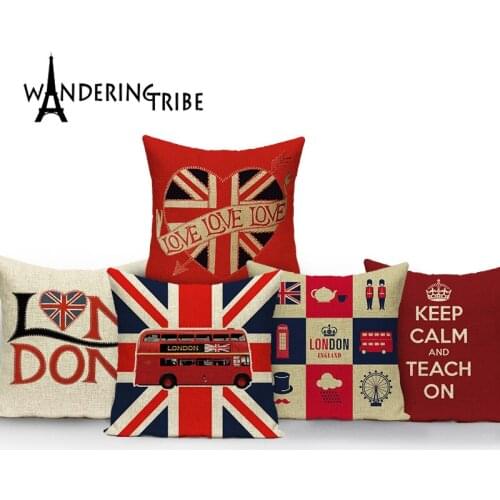 Mid Century Modern Cushion Cover Retro Bus Cover For Sofa Decorative Pillow Case Car Living Room Cushions Cushion For Chair