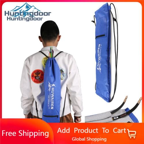 Huntingdoor 60x18cm Simple and Portable Bow and Arrow Bag Hunting Bow Shooting Outdoor Archery Equipment Accessory Nylon Bag