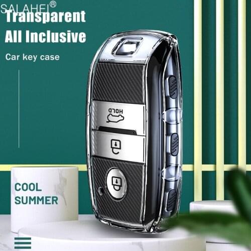 TPU Smart Car Key Case Cover Shell For Kia KX3 KX5 K3S RIO Ceed Cerato Optima K5 Sportage Sorento L72 Car Styling Accessories
