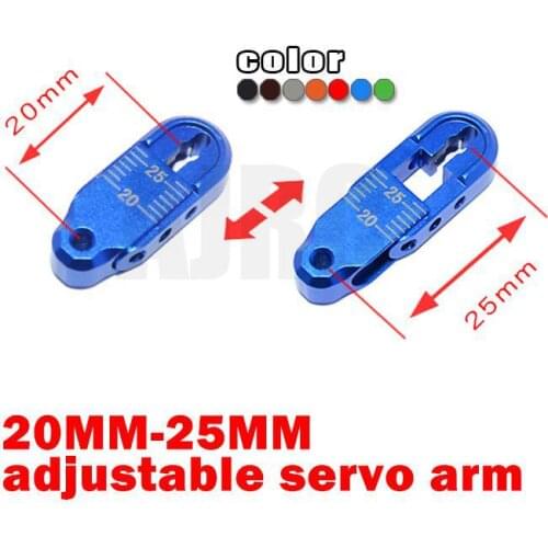 TRAXXAS TRX-4 Defender Bronco TRX6 AXIAL G63 20-25MM 25T stepless adjustable Aluminum alloy servo arm for 1/10 RC crawler parts